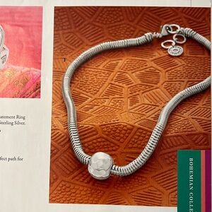 Silpada necklace sterling silver adjust 16 inches to 16 1/2 inches N2416